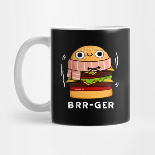 Brr-ger Cute Freezing Burger Pun Mug